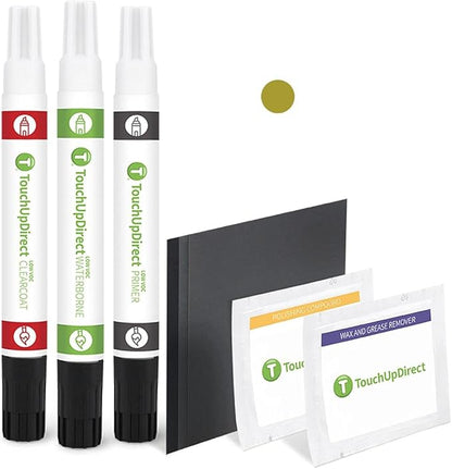 TouchUpDirect UCG Plasma Yellow Compatible with Subaru Exact Match Touch Up Paint Combo - Platinum Kit