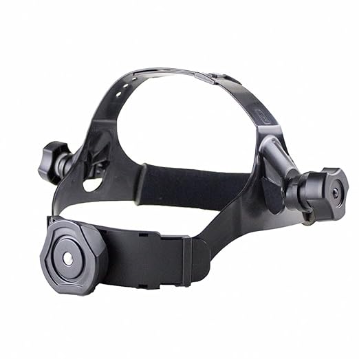 Sellstrom DP4 Face Shield - Lightweight Mask with High Impact Chin Guard, Crown & Ratchet Headgear for Work, Grinding, Cutting - ANSI Z87.1 - Anti Fog Polycarbonate Window