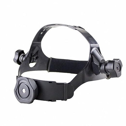 Sellstrom DP4 Face Shield - Lightweight Mask with High Impact Chin Guard, Crown & Ratchet Headgear for Work, Grinding, Cutting - ANSI Z87.1 - Anti Fog Polycarbonate Window