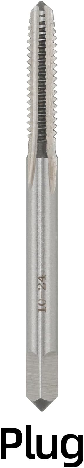 10-24 UNC Hand Tap Right Hand, 10 x 24 Threading Hand Tap 3Pcs
