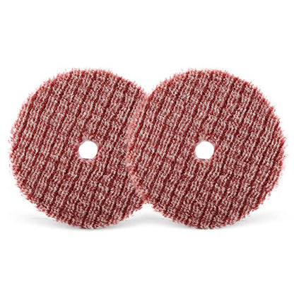 SPTA Wool Polishing Pads, 2Pcs 5 Inch (125mm) Wool Cutting Pad, Short Hair Wool Buffing and Polishing Pad Set, Wool Buffing Wheel for Heavy Cut for 5 Inch Car Polisher Polishing, Buffing and Cutting