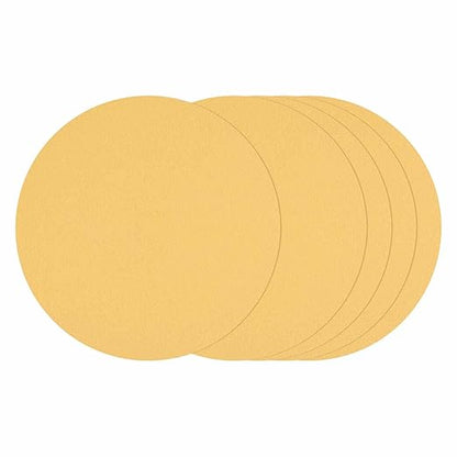 Kozelo 25 Pcs Sanding Discs 8-7/8 Inch 60 Grit Hook and Loop Random Orbital Sandpapers Suitable for Drywall Sander Wood Metal Furniture, Yellow