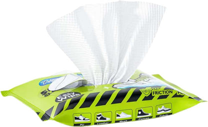 X-SMILE Shoe Cleaner Wipes Sneaker Quick Wipes Disposable Travel Portable Removes Dirt, Stains