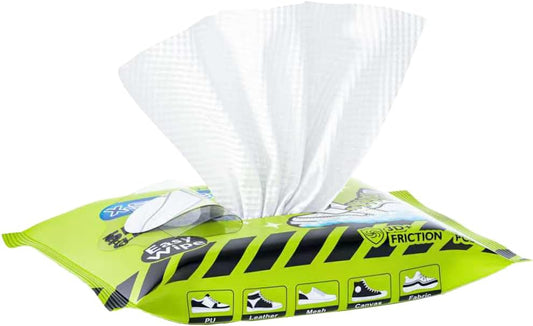 X-SMILE Shoe Cleaner Wipes Sneaker Quick Wipes Disposable Travel Portable Removes Dirt, Stains
