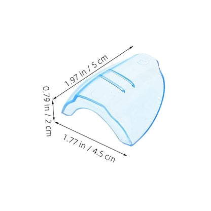 Garneck 4 Pairs of Universal Safety Glasses Side Shields: Multicolored Eyeglasses Safety Guards with Slip-on Design Transparent Lens Protection Shields for Woodworking Construction