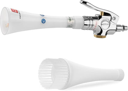 MYPIN Upgraded Car Cleaning Gun, 6-9.2Bar, High Pressure Air Blow Gun with 2 Set Nozzle, Interior Car Cleaning for Vehicle Upholstery Carpet Seat