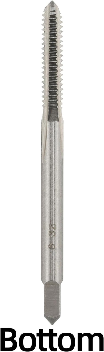 6-32 UNC Hand Tap Right Hand, 6 x 32 Threading Hand Tap 3Pcs