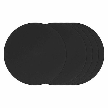 Kozelo 30 Pcs Sanding Discs 6 Inch 400 Grit Hook and Loop Orbital Sandpaper Suitable for Metal Wood Furniture DIY Grinding and Polishing, Black