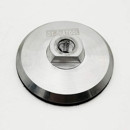 DT-DIATOOL Aluminum Backer of Polishing Pad 3 Inch - Hook Loop Backing Pad with Arbor 5/8" 11 for 3 Inch Wet or Dry Polishing Pads