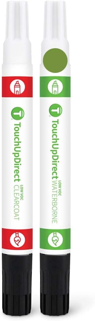 TouchUpDirect TAP Autumn Green Metallic Compatible with Subaru Exact Match Touch Up Paint Combo - Essential Kit
