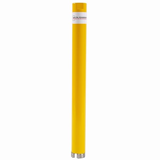 Delta Diamond Cougar HD Premium 1-1/4 Inch Dry Diamond Core Drill Bit, 5/8"-11 Threaded Arbor, Turbo Laser-Welded Segments for Cured Concrete with Rebar, Brick, Block, Masonry, Stone (1-1/4 inch)