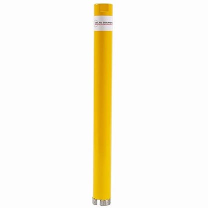 Delta Diamond Cougar HD Premium 1-1/4 Inch Dry Diamond Core Drill Bit, 5/8"-11 Threaded Arbor, Turbo Laser-Welded Segments for Cured Concrete with Rebar, Brick, Block, Masonry, Stone (1-1/4 inch)
