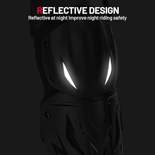 Tanden Motocross Knee Pads Motorcycle Elbow Pads Guards 4Pcs, Motorcycle Knee Guards for Men Leg Protection Armor Motocross Knee and Shin Guards Dirt Bike Crashproof Adult Protective Gear