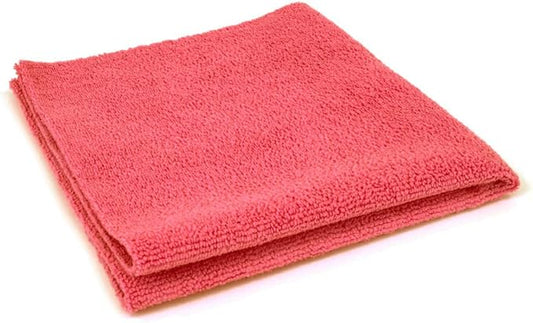 Autofiber [Mr. Everything] Premium Paintwork and Coating Leveling Towel (16"x16") 10 Pack (Red)