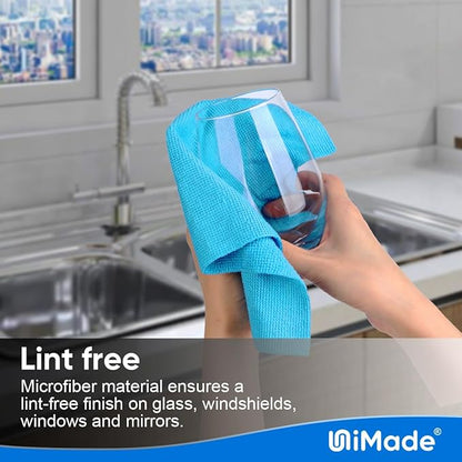 Microfiber Cleaning Cloth, 150PK Reusable Shop Rags Bulk Microfiber Cleansing Cloth Lint Free Cleaning-Towel for Car Kitchen Automotive Bar Mechanic Restaurant Garage,11.5"x11.5",Multicolor
