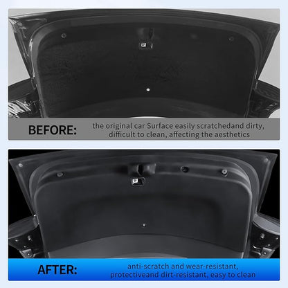 SHINELINERS Tailgate Protective Mat for Tesla Model Y Juniper 2025-2026, Trunk Cargo Liner, Rear Door Back Protection