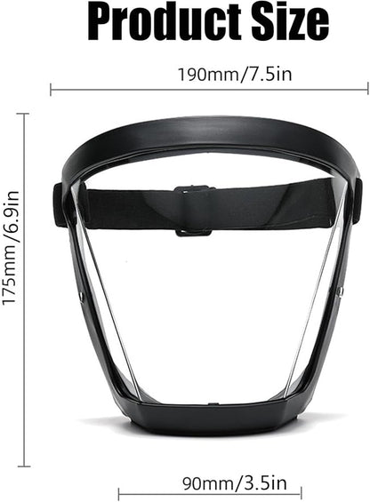 WHANIDU Face Shield, Tooltekt Anti-Dust & Fog-Free Face Shield,Anti-Fog Protective Full Face Shield