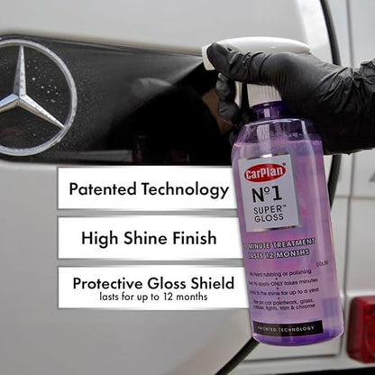 CarPlan No.1 Car Polish Wax, Super Gloss Sealant Kit, 21 Fl Oz