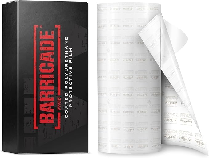 VViViD Barricade Premium 8 Year Clear Gloss Paint Protection Film (6" x 120")