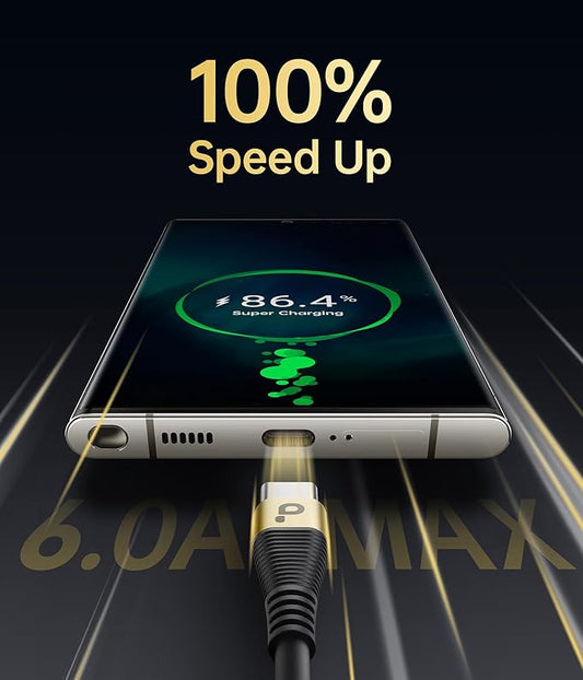 USB C Cable Fast Charging, 2Pack 3ft Coiled USB A to Type C Charge Cord for Car USB-C Charging Cable Compatible with iPhone 17/16/15/Pro/Samsung Galaxy S20 S10 Note 10 and Other USB C Devices-Gold