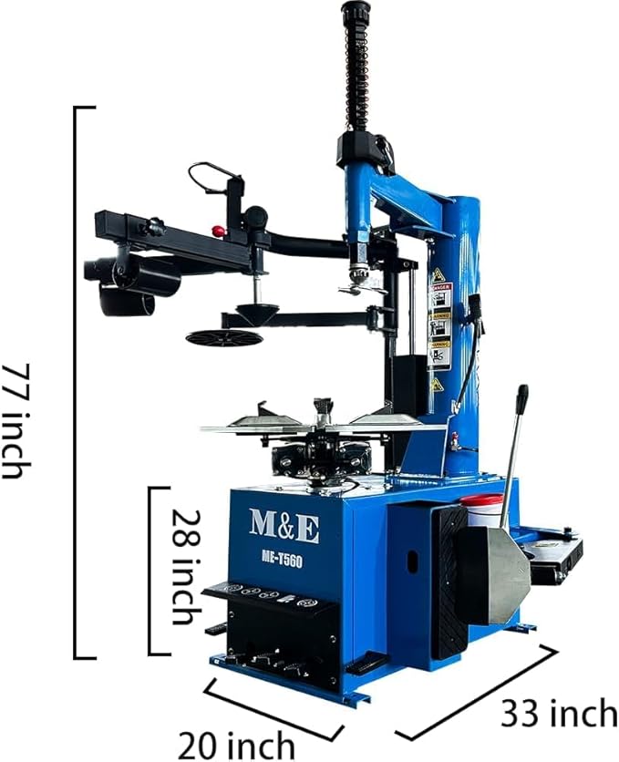 KATOOL ME Tire Changer and Balancer Machine Combo Bead Blaster+Assist Arm Tire Changer Machine Wheel Balancer Machine(560+600)