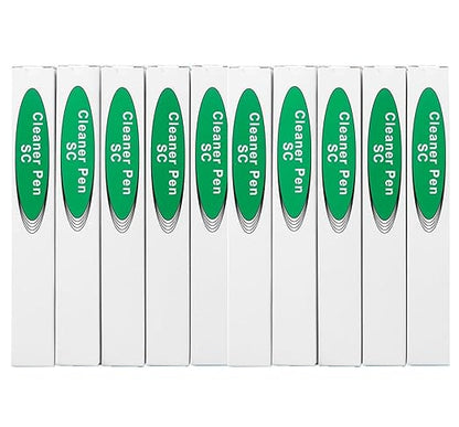 Fiber Optic Connector Cleaning Pen,10PCS Fiber Optic Cleaner Pen for 2.5mm Ferrules SC,FC,ST,SC/APC and FC/APC,800+ Clean Times
