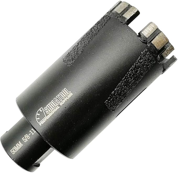 SHDIATOOL Diamond Core Drill Bits 2 Inch/50mm for Hard Stone Concrete Marble Granite Brick Laser Welded Dry or Wet Hole Saws,dril Depth 75MM
