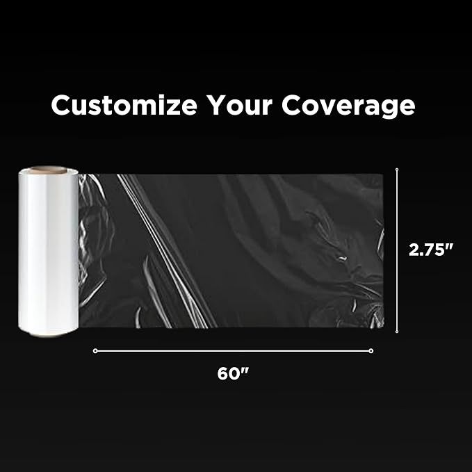 XPEL Clear Universal Door Sill Guard - 60" x 2.75" - Ultimate Protection for Car or Truck Door Sills against High Traffic and Damage, Easy to Install Interior Protection Film Kit