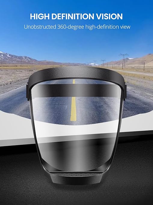 Gizmolet Face Shield Protective Mask, Anti-Fog Scratch-Resistant, Lightweight Full Face Shield for Grinding, Cutting, Weeding and Work, Plastic Safety Face Shield