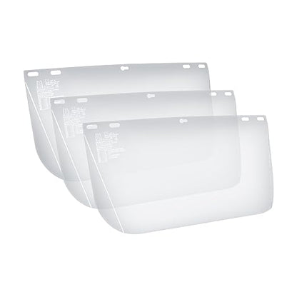 Blue Eagle Faceshield Replacement Visors (FC48N) | Clear | Edgeless | High Impact Extrusion-grade Polycarbonate | 3 PCS