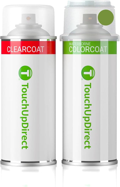 TouchUpDirect XCF Alpine Green Compatible with Subaru Exact Match Touch Up Paint Aerosol - Essential Kit