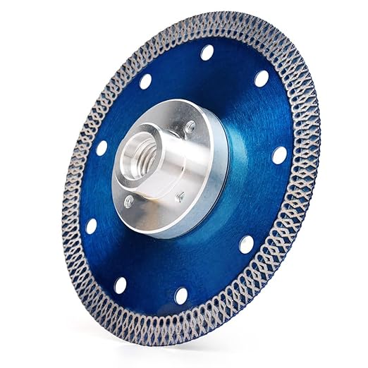 ZERICHIVE 5" Super Thin Diamond Tile Blade with Flange for Cutting Porcelain Tile Stone