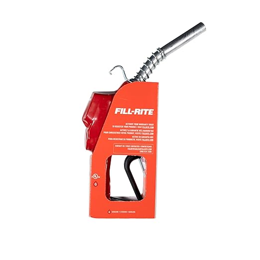 Fill-Rite N075UAU10 3/4" Automatic Nozzle (Red)