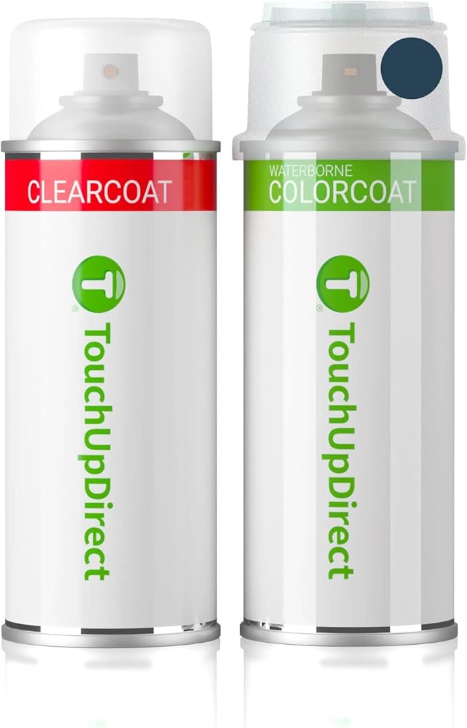 TouchUpDirect FT Blue Compatible with Ford Exact Match Touch Up Paint Aerosol - Essential Kit