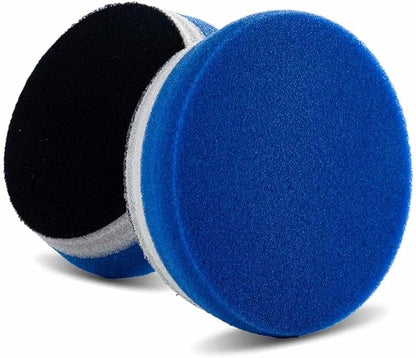 3.5" Lake Country HDO Blue Foam Heavy Polishing Pad (2-Pack) – Premium Heavy Duty Orbital Polishing Pad for Painted Surfaces – Fits 3" Backing Plate