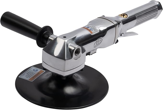 Ingersoll Rand 314-B - 7" Air Angle Polisher & Buffer, Composite Pad, 3000 RPM, 0.5 HP