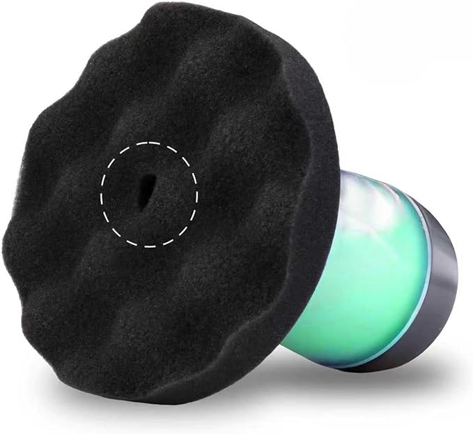Large Flow Tire Shine Application, Reusable Car & Truck Tire Dressing Applicator Pad, Works with All Tire Shine & Gels, Achieves Drip-Free Results (XL)
