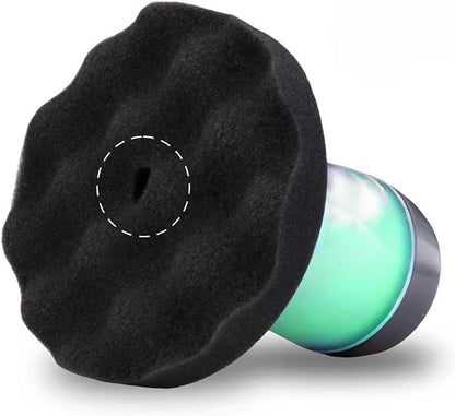 Large Flow Tire Shine Application, Reusable Car & Truck Tire Dressing Applicator Pad, Works with All Tire Shine & Gels, Achieves Drip-Free Results (XL)