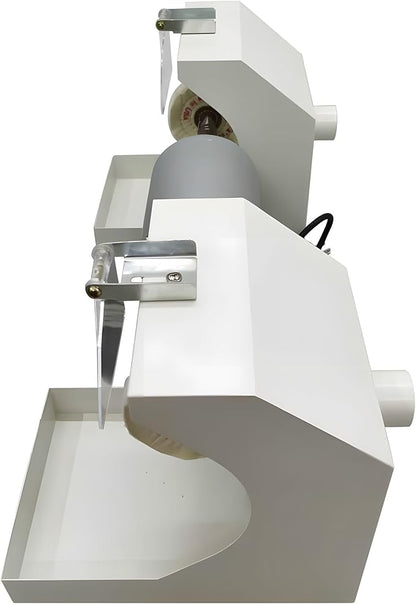 Banfluxion 110V 550W Polishing Machine Double-station Lab Polisher Lathe Buffing Grinder for Jewelry Polishing Burnishing Denture Polishing 3000rpm 35m/s Linear Speed