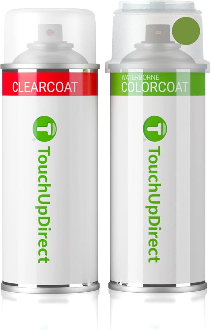 TouchUpDirect TAP Autumn Green Metallic Compatible with Subaru Exact Match Touch Up Paint Aerosol - Essential Kit