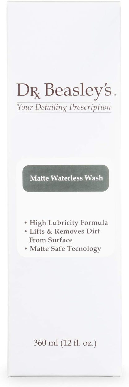 Dr. Beasley's Matte Waterless Wash - 12 oz., High Lubricity Formula, Made for All Matte Finishes, Readily Biodegradable
