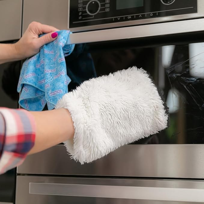 Sunbeam Cloth – Multipurpose Reusable Cleaning Cloth for Glass, Furniture, Floors, and More (Blue, Large)