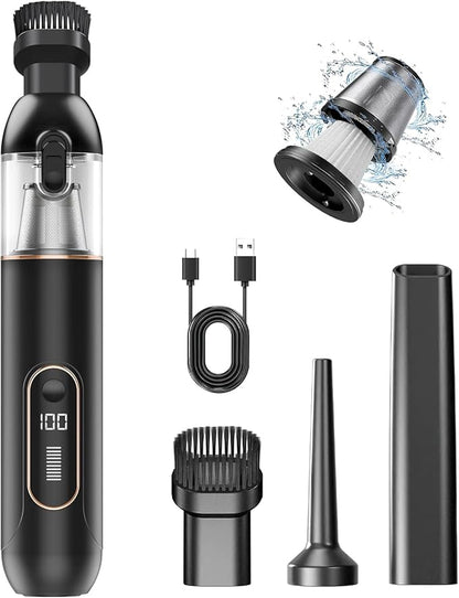 IOOKNA Handheld Vacuum Cordless, Car Vacuum Portable with 20000Pa Ultra-Strong Suction, Multi-Function Hand Vacuum Rechargeable for Cars, Home, Pet Hair & Outdoor Use