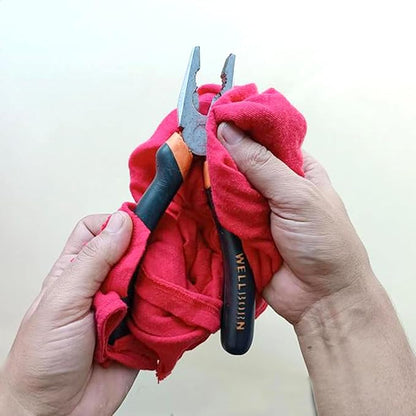 Recycled Color Knit Rags – Shop Bulk Cotton Rag for Wiping Cleaning Dusting Staining Painting Polishing Finishing, Low Lint Absorbent Cloth (600 lbs. Pallet 24x25 lbs. Compressed Box)