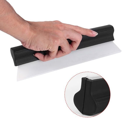 California Blade Dry - 10'' Auto Water Blade,Antislip Nonscratch Shower Squeegee Flexible Silicone Wiper Water Blade Clean Drying Window Water Wiper Car Drye for Car Or Home Drying Use