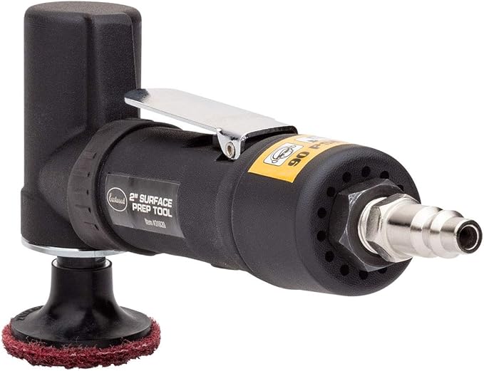 Eastwood 2 in. Surface Prep Tool Air Pneumatic Orbital Sander Disc Grinder Polisher 90 Degree Right Angle Angled Head