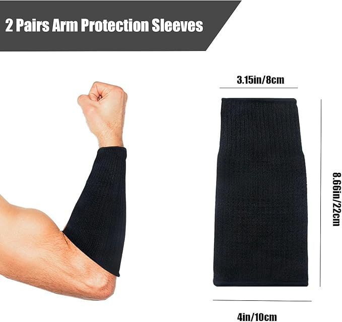REDANHA Arm Protection Sleeves Level 5 Protection Cut Burn Resistant Sleeve Anti Abrasion Forearm Cover Protector