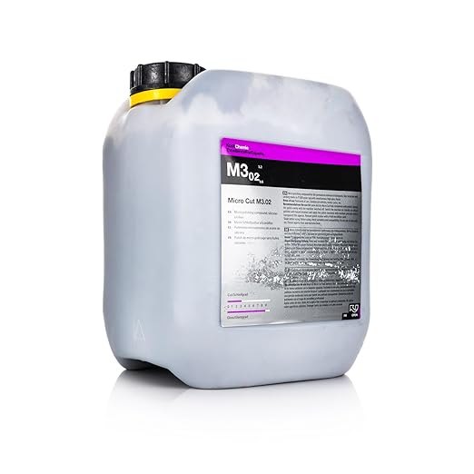 Koch-Chemie - Micro Cut Polishing Compound - Silicone Oil-Free; Permanent Removal of Holograms, Fine Scratches, and Sanding Marks to P3000 Grain Size; High Gloss Finish (5 Liters)