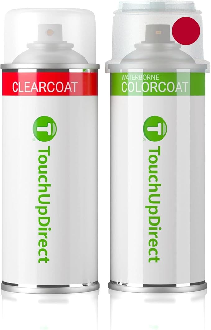TouchUpDirect EA Hot Pepper Red Metallic Compatible with Ford Exact Match Touch Up Paint Aerosol - Essential Kit