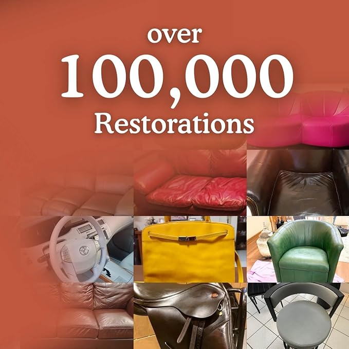 Clyde's™ Leather Cleaning, Prep, and Protection Kit | for Use on Non Absorbent Leather Apparel, Furniture, Auto Interiors, Tack, Shoes | Must Have Before and After Applying Leather Recoloring Balm